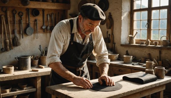 Comment est fabriqué le véritable béret béarnais traditionnel