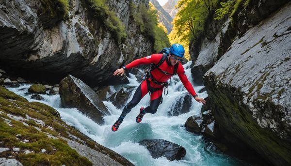 Le canyoning en vallée d Ossau procure des sensations fortes