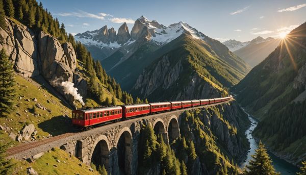 Le train d Artouste offre un panorama unique en montagne