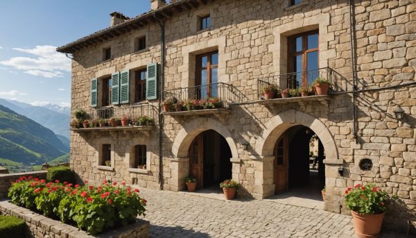 Réserver un hôtel historique avec vue sur les sommets pyrénéens