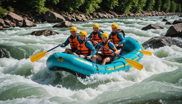 S initier au rafting en eaux vives sur le gave de Pau ici